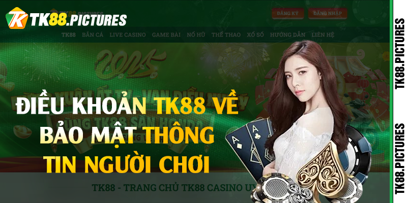 Điều khoản TK88 về bảo mật thông tin người chơi